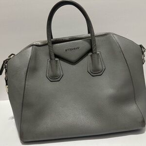 Givenchy Gray Satchel Antigona Bag